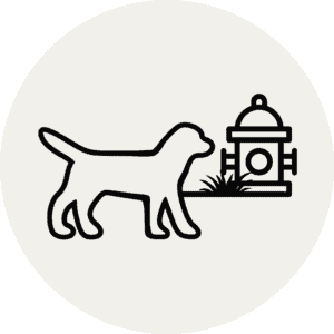 Familiar Paws Potty Icon Familiar Paws Potty Icon